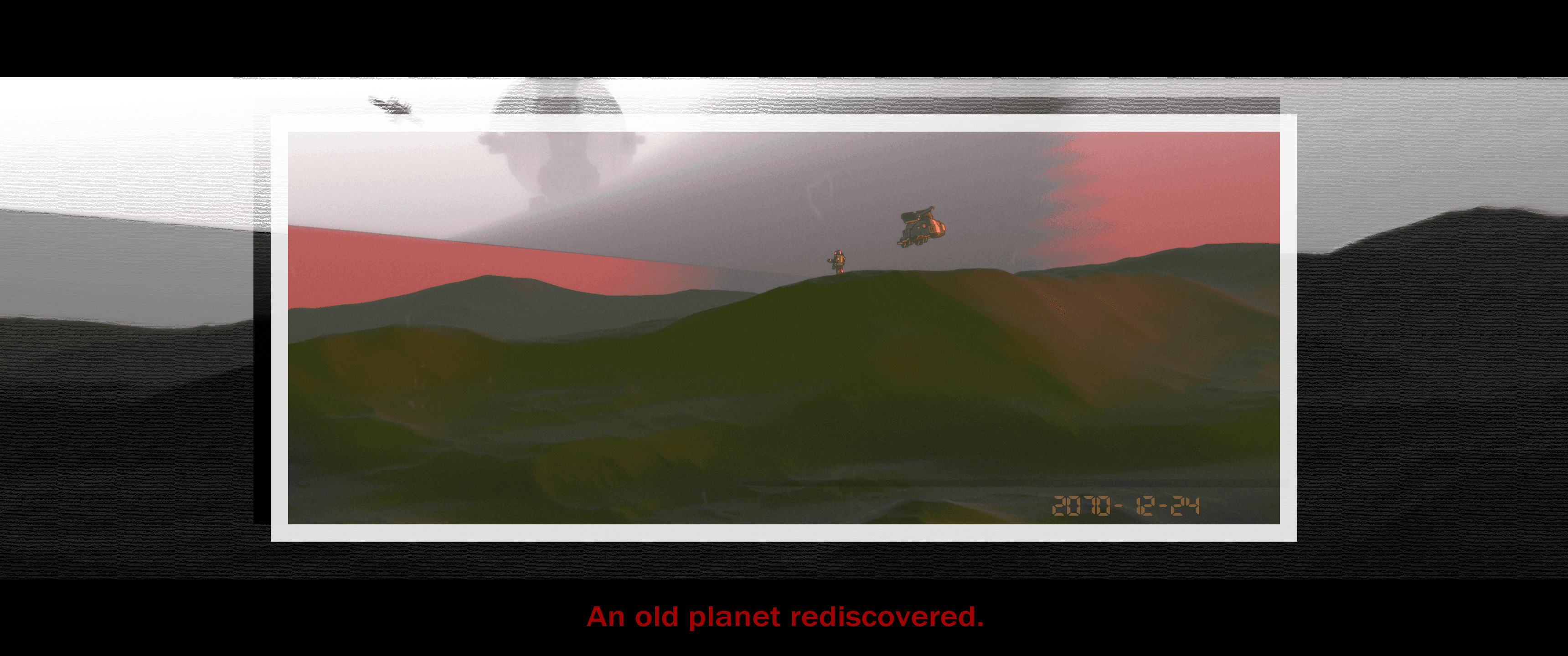 A red desert planet